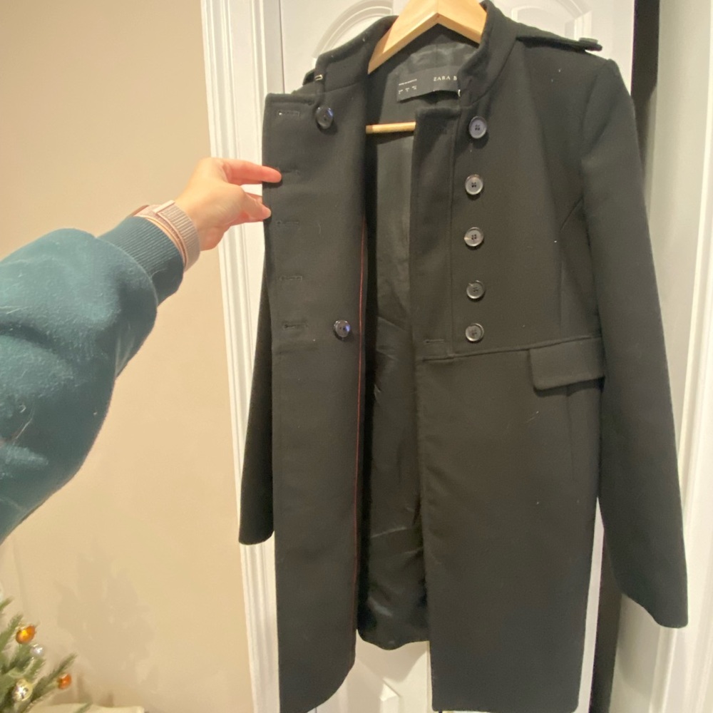 Zara Basic Peacoat - image 3